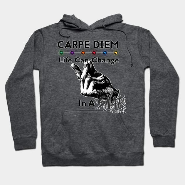 Carpe Diem (gems) Hoodie by UnOfficialThreads